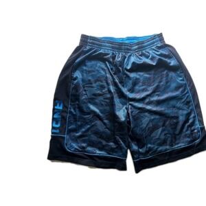 Vintage AND 1 Shorts Menl's Ɓlack /BLueDazzle Shinny Camo Basketball Y2K Relaxed